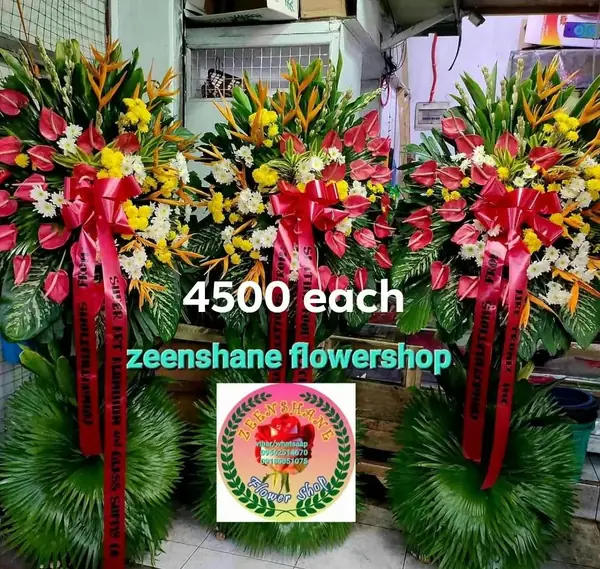 Store Opening Arrangement OP-09 — bird of paradise, lilies, roses