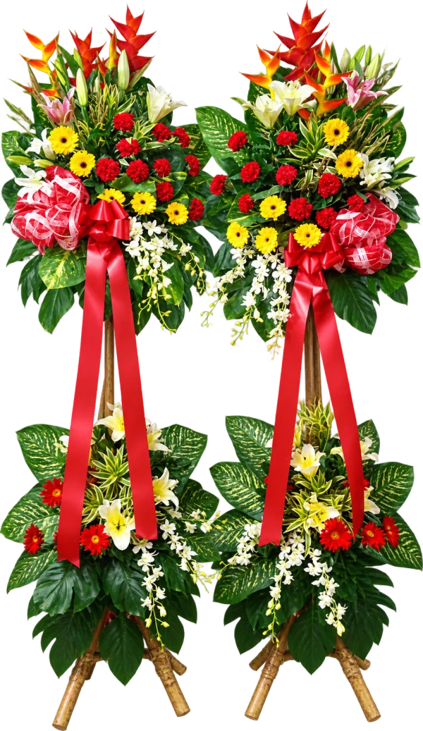 Store Opening Arrangement OP-26 — sunflowers, roses, lilies