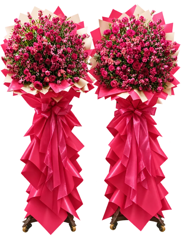 Store Opening Arrangement OP-33 — red roses